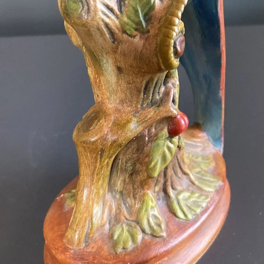 Vintage 1982 Holland Mold Ceramic Parrot Figure 10